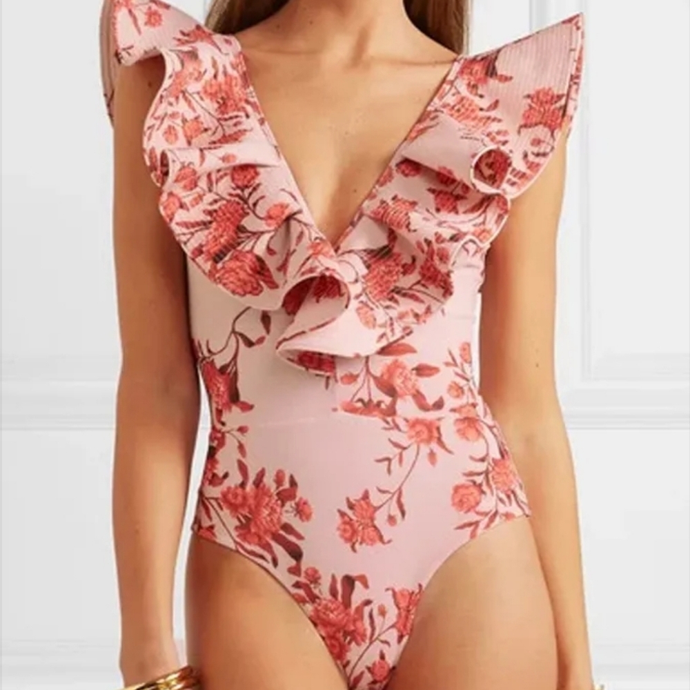 NWT PINK ONE PIECE BATHING SUIT